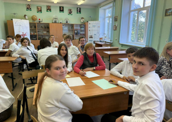 Фото 6 к новости Нижегородские школы приняли участие во Всероссийской акции «Единый Урок метрологии для школьников»